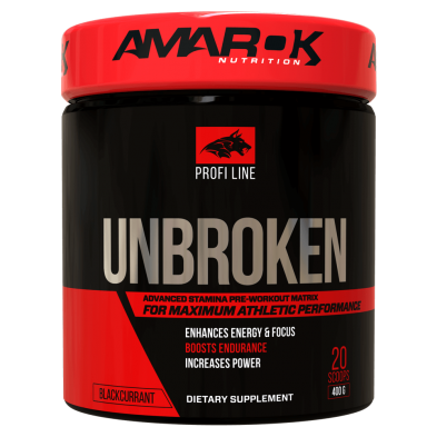Suplementacja Amarok x UNBROKEN pre-workout 400g