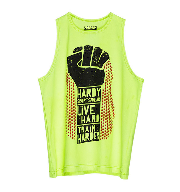 Tank Top damski Hardy Sportswear rozmach żółty
