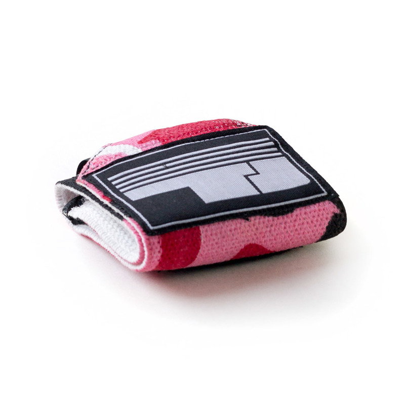 Usztywniacze nadgarstków TJ Accessories Wrist Wraps Pink Camo Różowe 30 Cm (Para)