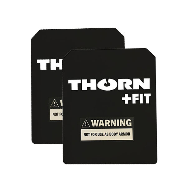 Wkłady do kamizelki taktycznej Thorn Fit czarne 2x3,9kg